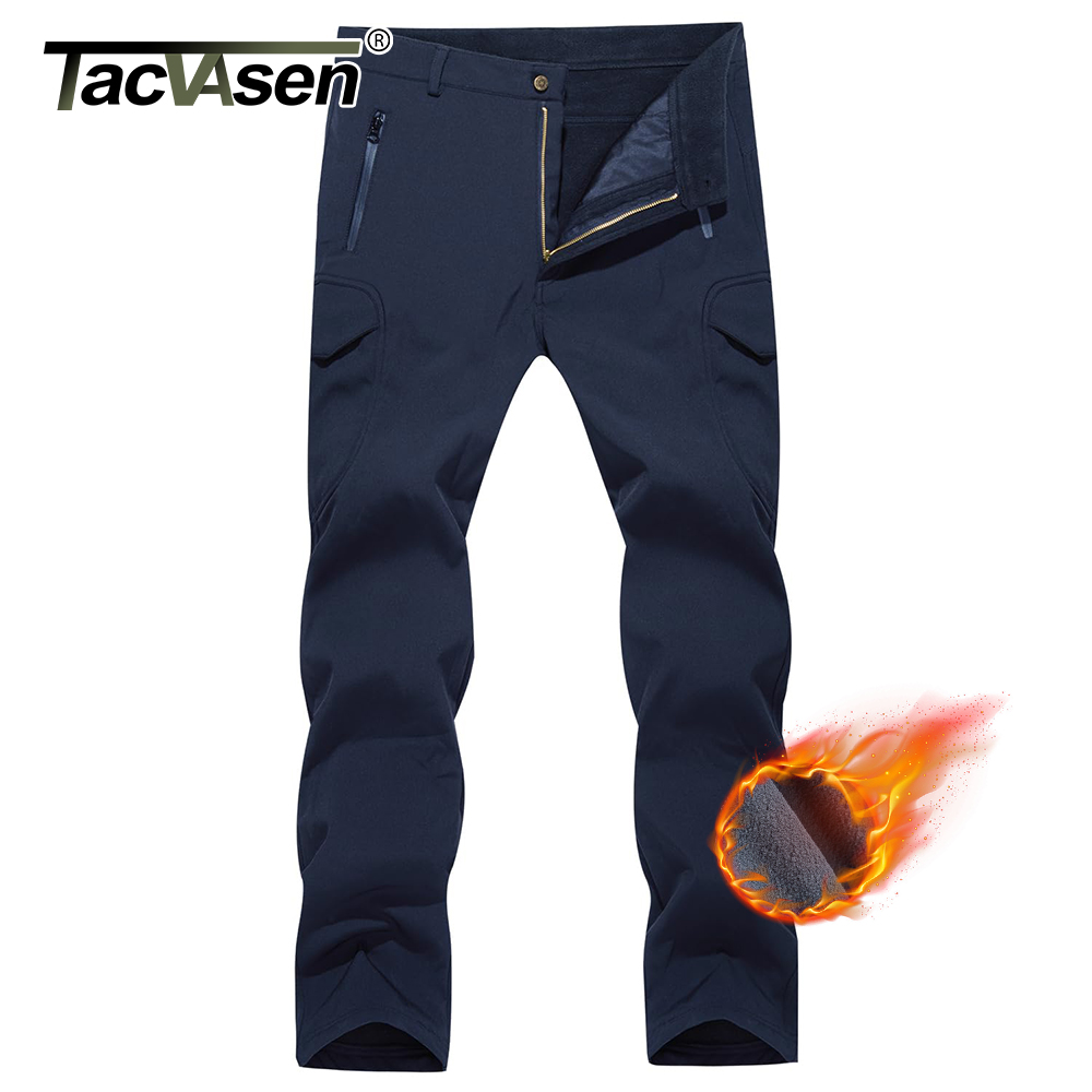 Outdoor Sport Hiking Pants - TACVASEN Winter Men's Soft-shell Work Pants