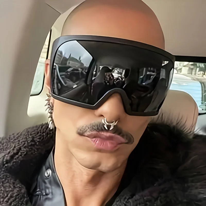 Oversized Sunglasses Men Wrap  - Outdoor Sport Glasses reseña y precio