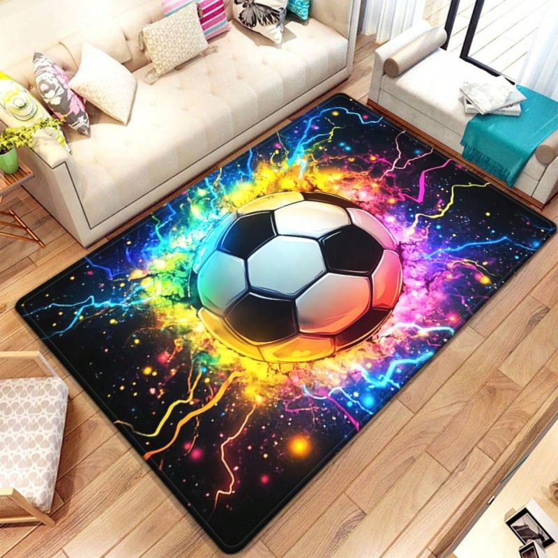 Colorful Graffiti Splash Footb - Outdoor Sport Background reseña y precio