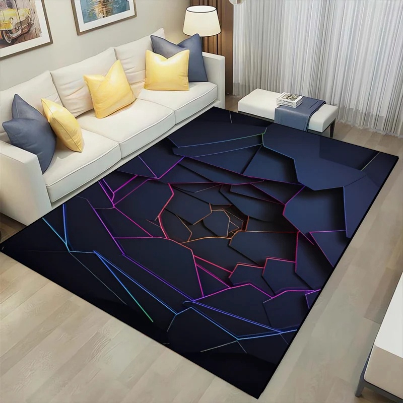 3D Geometric Carpet Neon Light - Outdoor Sport Live reseña y precio