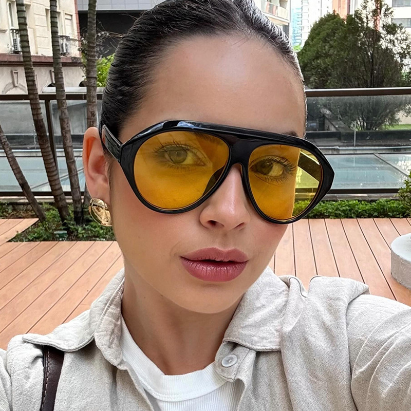 Fashion Oversized Pilot Sungla - Outdoor Sport Glasses reseña y precio