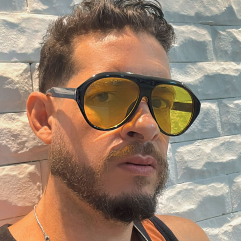 Fashion Oversized Pilot Sungla - Outdoor Sport Glasses reseña y precio