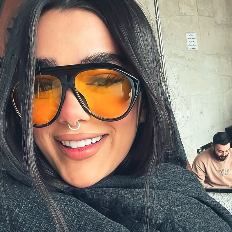 Fashion Oversized Pilot Sungla - Outdoor Sport Glasses reseña y precio