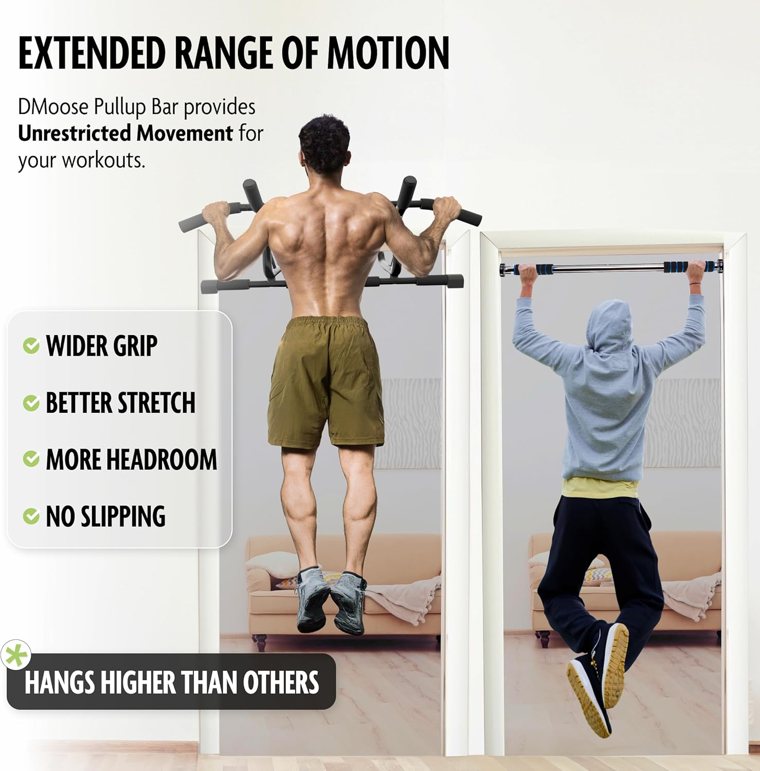Pull Up Bar for Doorway - Upto - Chin Bar Doorway reseña y precio