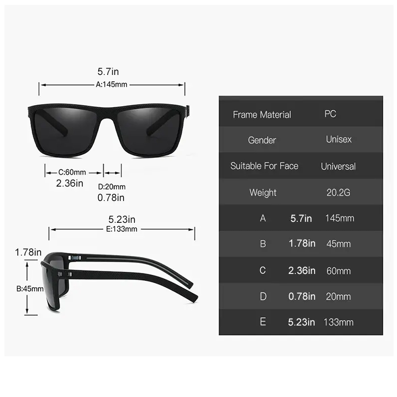 Square Outdoor Sport Sunglasse - Outdoor Sport Glasses reseña y precio