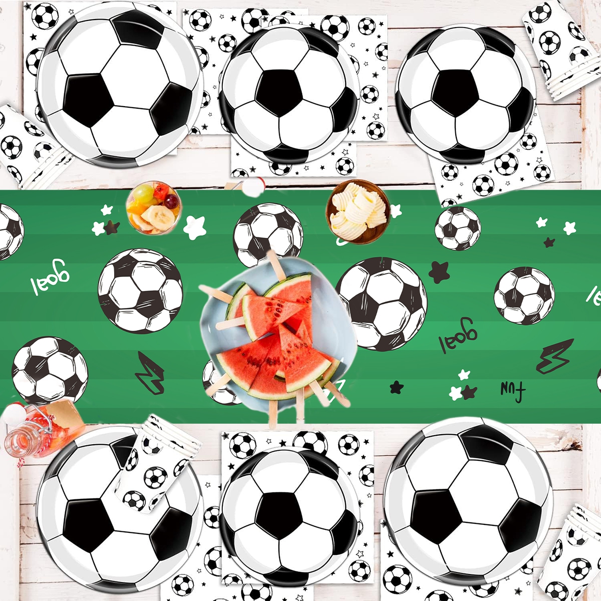 Soccer Table Runner Decors Pol - Outdoor Sport Live reseña y precio
