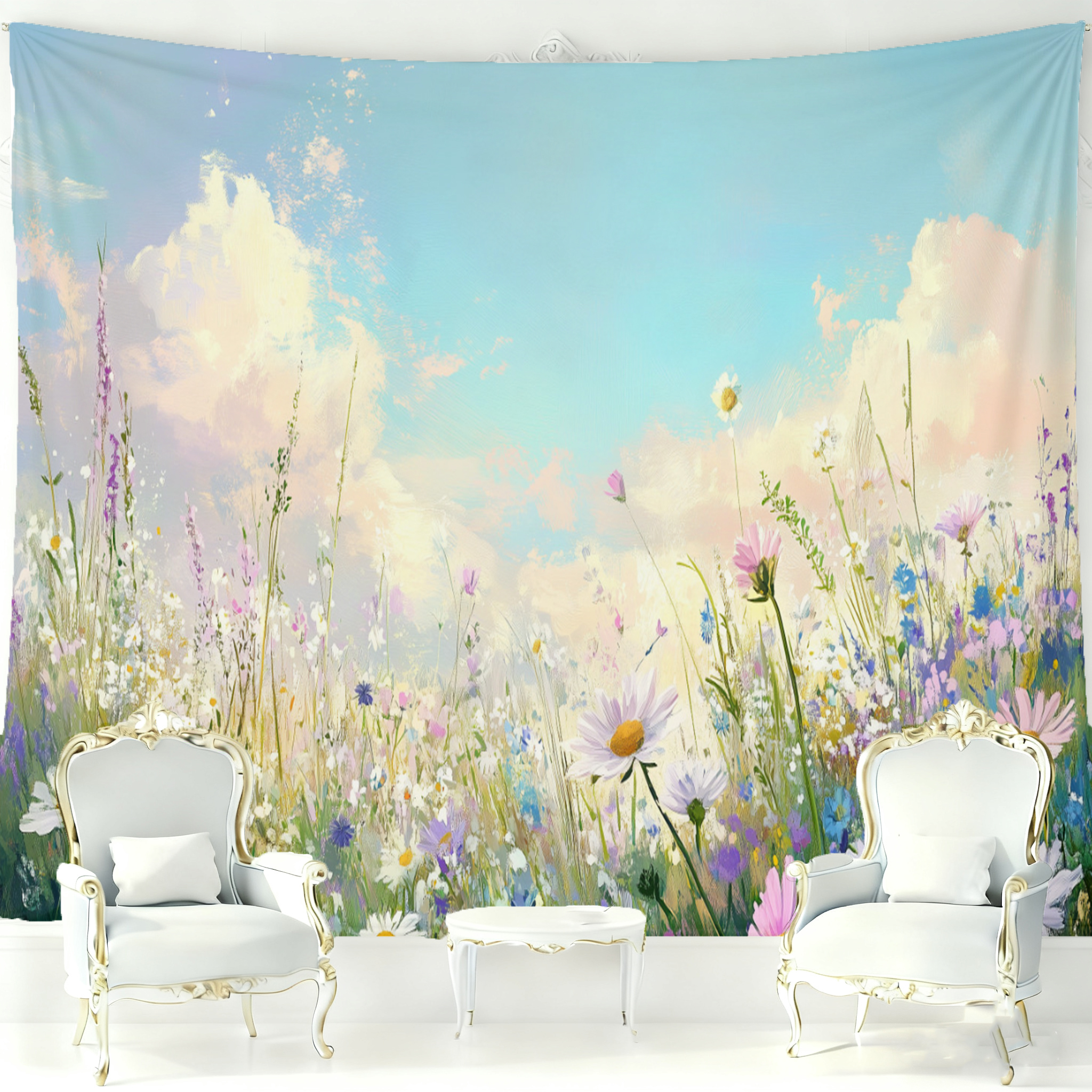 Wedding Flower Wall Theme Part - Outdoor Sport Background reseña y precio