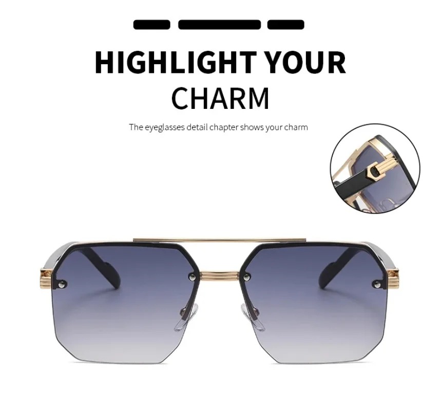 Men's Metal Sunglasses Square  - Outdoor Sport Glasses reseña y precio
