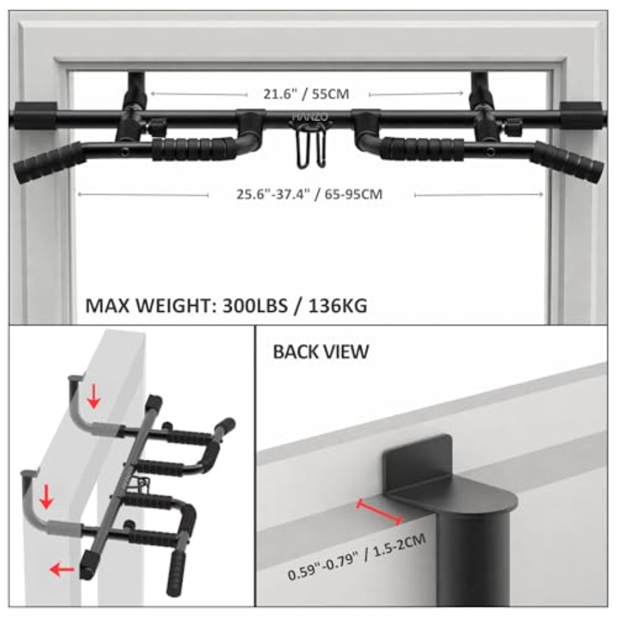 Doorway Pull Up Bar Set with S - Chin Bar Doorway reseña y precio