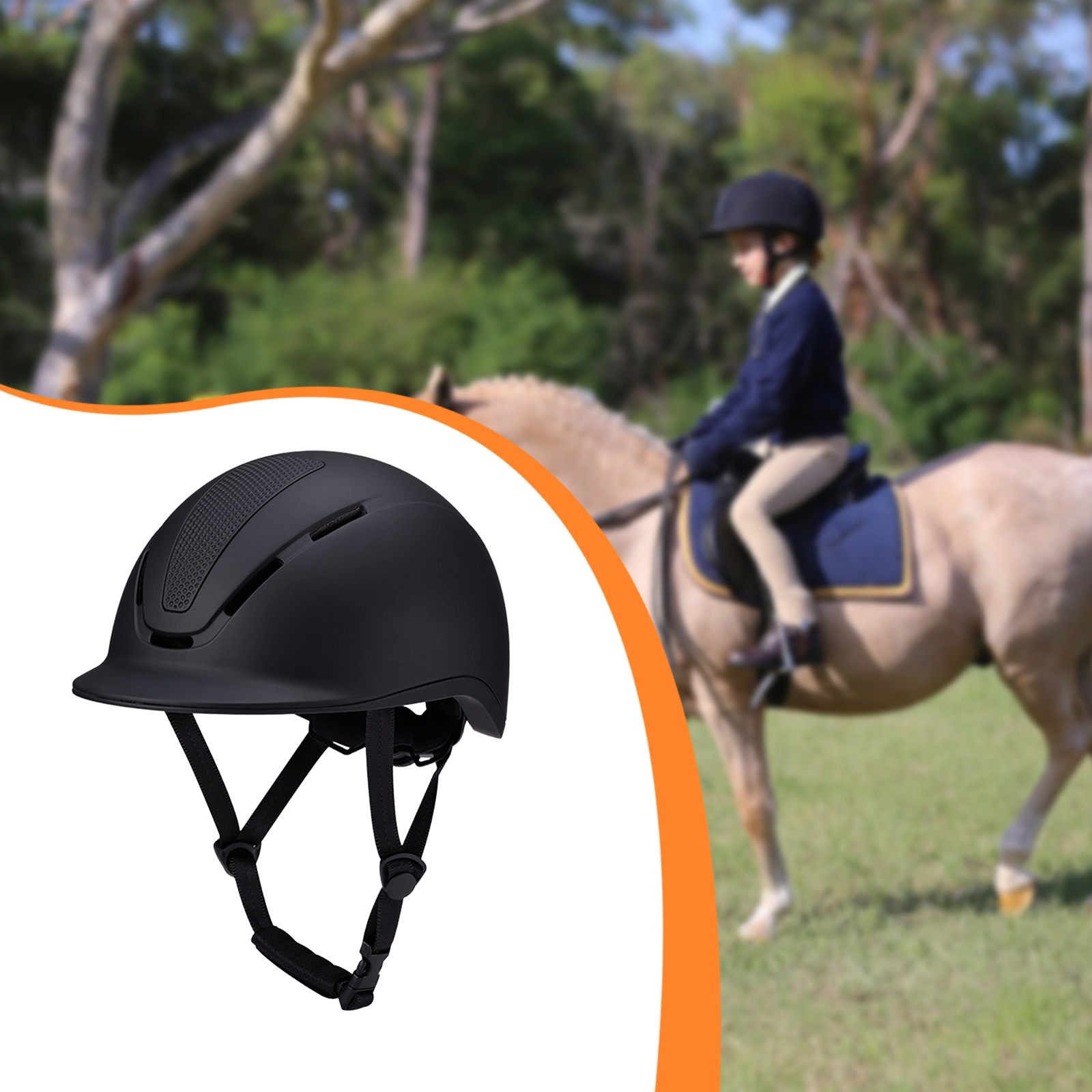 Adjustable Equestrian Helmet w - Equestrian Helmet reseña y precio
