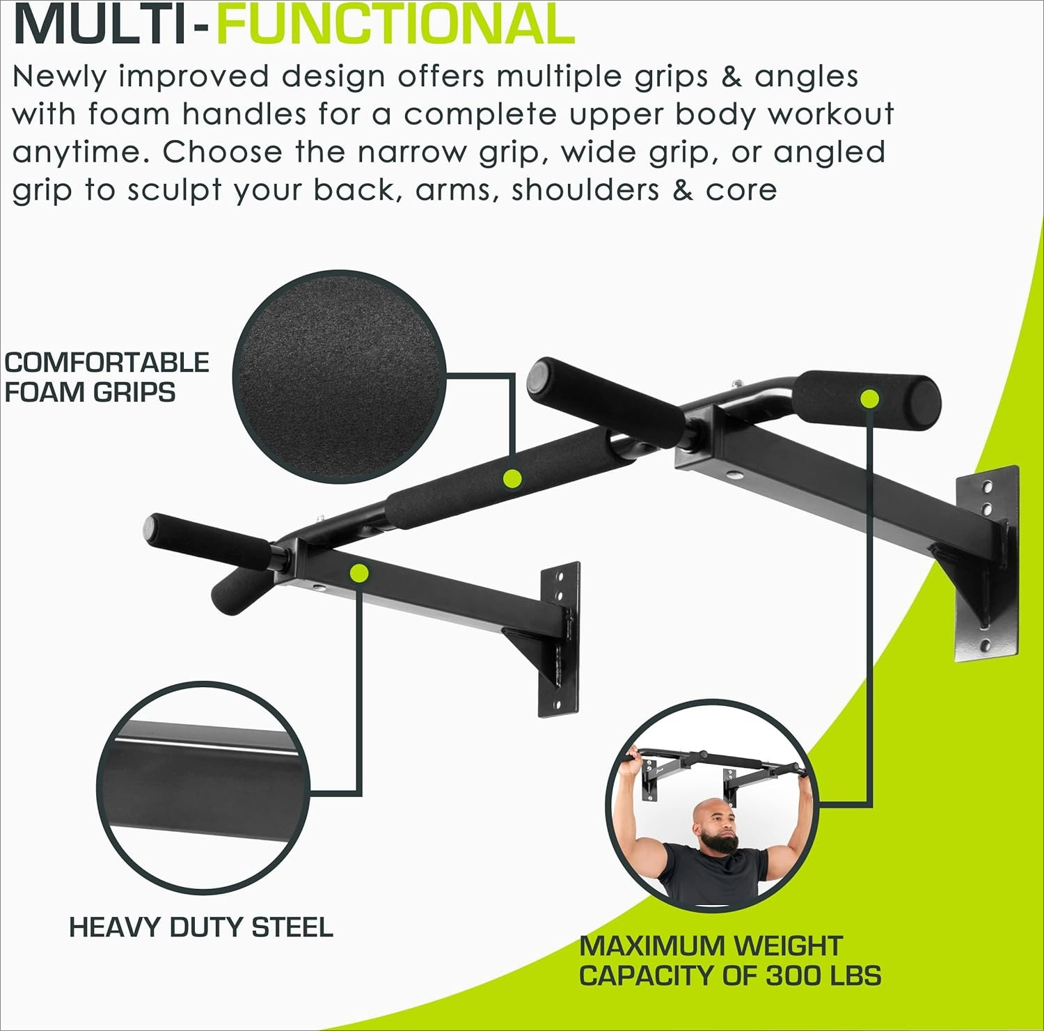 Heavy Duty Doorway Mount Pull  - Chin Bar Doorway reseña y precio