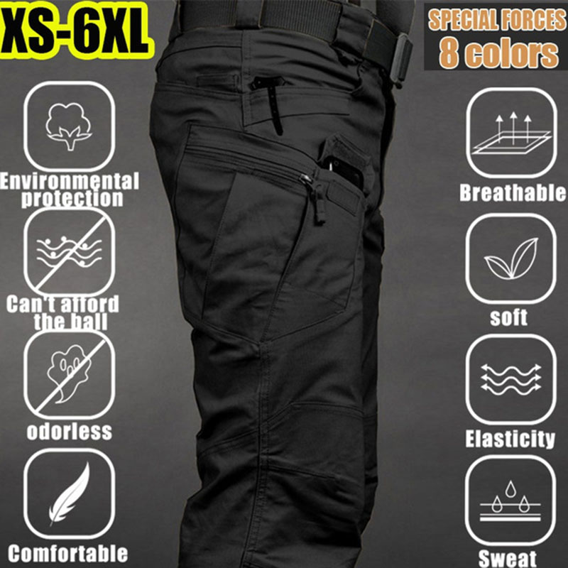 Men's Tactical Cargo Pants 6XL - Outdoor Sport Hiking Pants reseña y precio