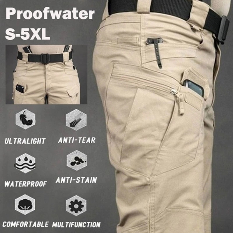Men's Tactical Cargo Pants 6XL - Outdoor Sport Hiking Pants reseña y precio